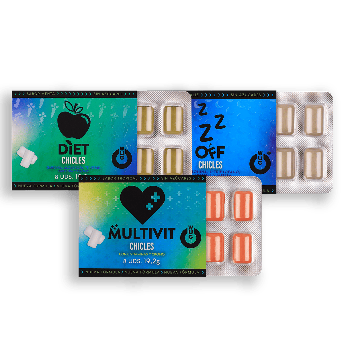 PACK WUG DIETA X3 UDS BLISTER (MULTIVIT, DIET, OFF)